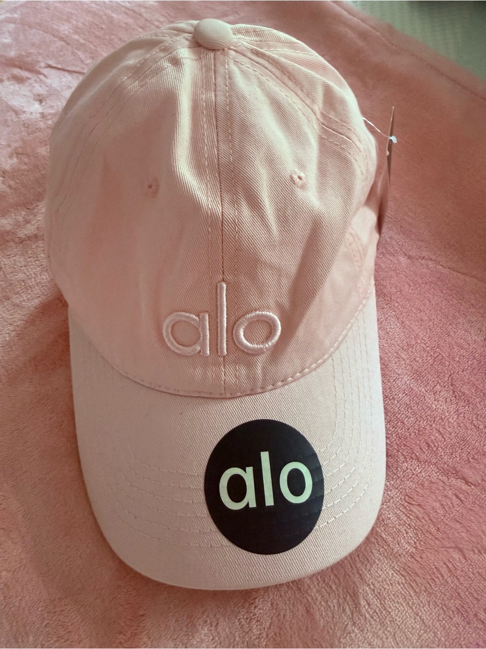 ALO Yoga Pink Baseball Cap